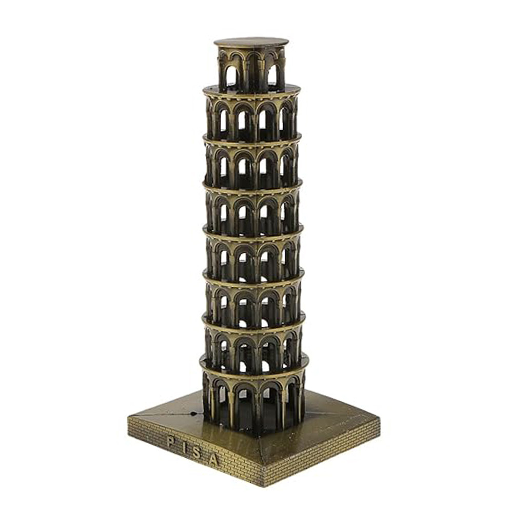 Pisa Tower Italy Showpiece for Home Décor Table Decorative Items Living Room Metal