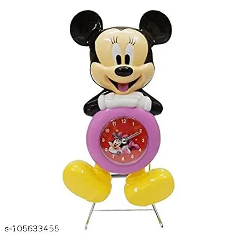 Mickey Mouse Clock with Pendulum Kids Room, Wall Desk Watch Cartoon Character
