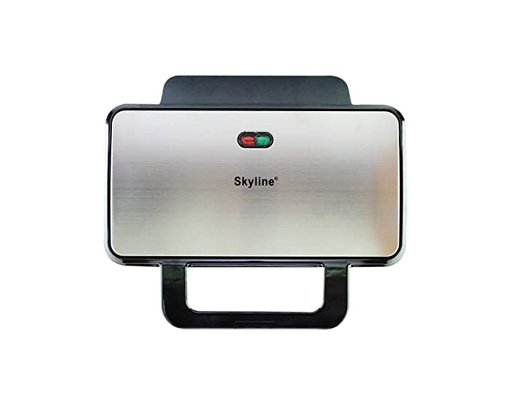 SKY LINE VTL-5099 Waffle Maker (Silver, Black, -1000-Watt)